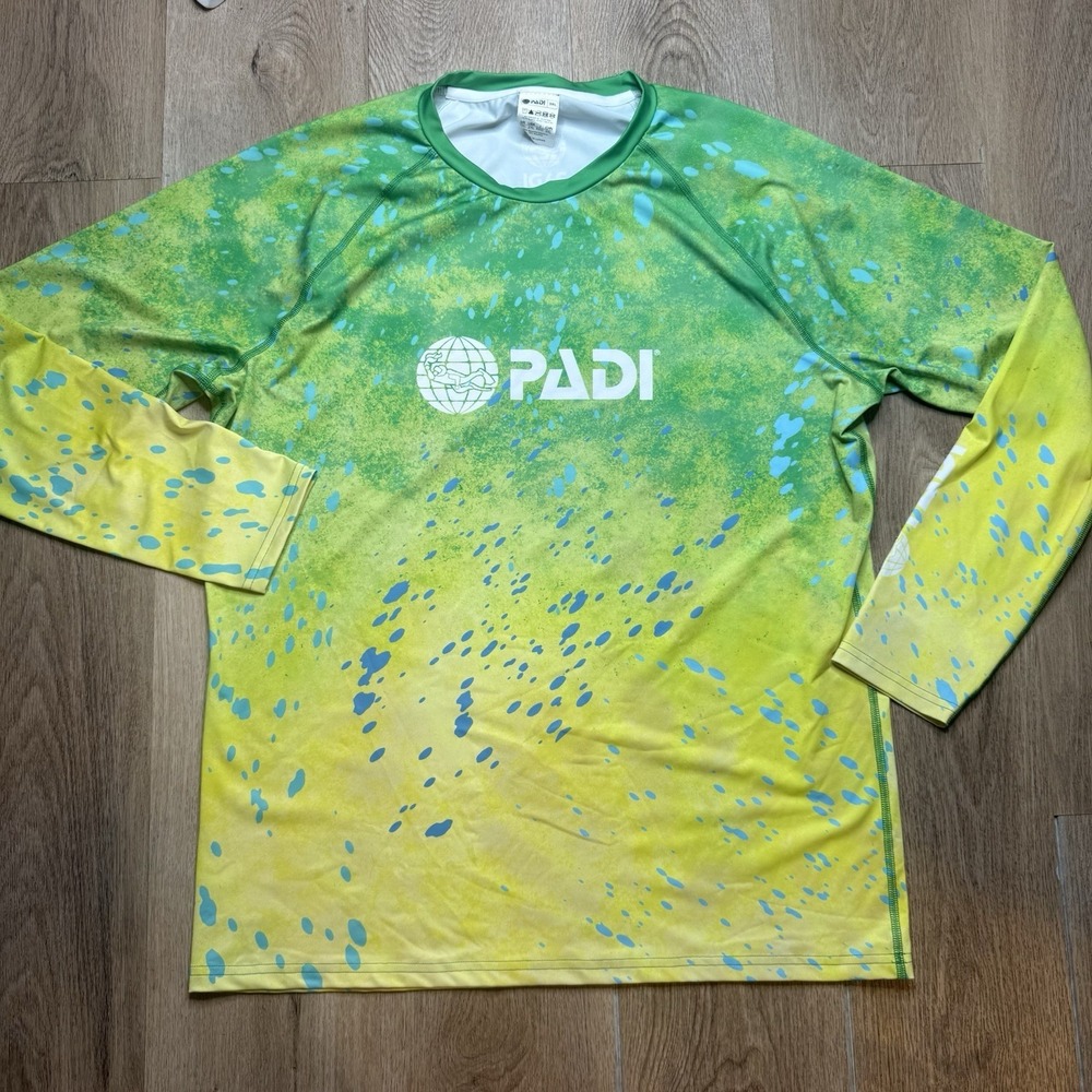 Padi Size 2XLarge Sun Protection UV UPF 50+ Recycled Plastic Long Sleeve Shirt